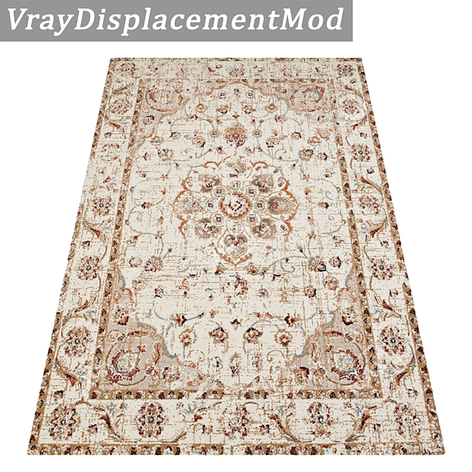 Luxury Carpet Set with High-Quality Textures 3D model image 3