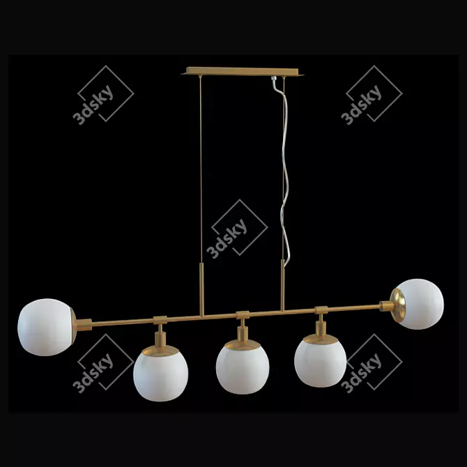 Erich Modern Pendant Lamp 3D model image 1