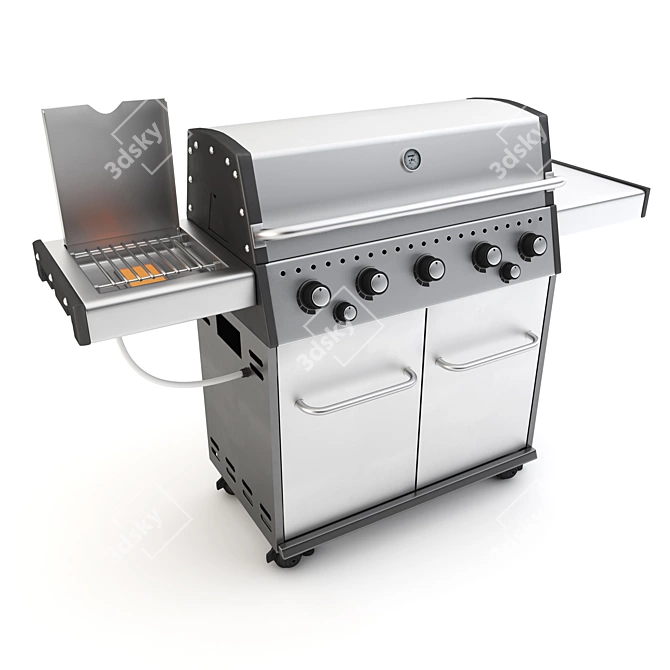 05 BBQ Grill Master 3D model image 1