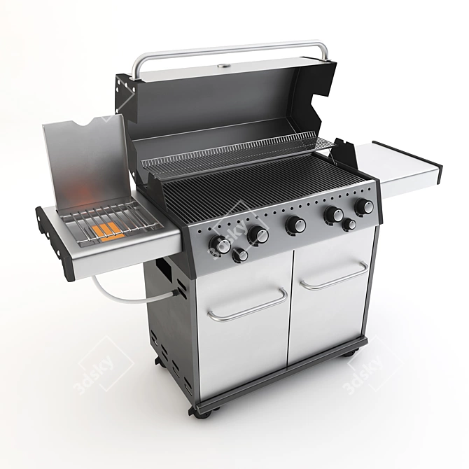 05 BBQ Grill Master 3D model image 4