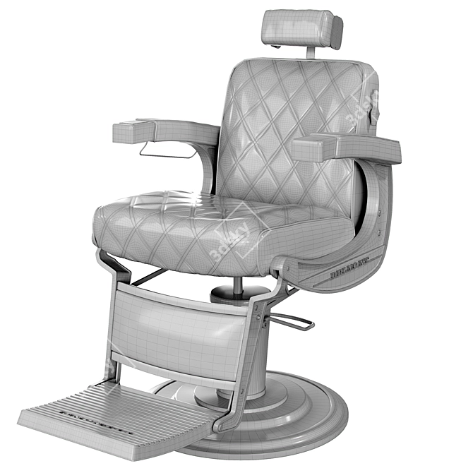 Belmont Apollo 2: Classic Barbershop Armchair 3D model image 5