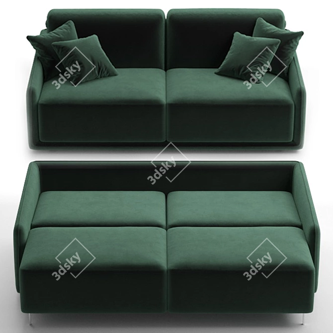 Toronto Sofa: Stylish & Comfortable 3D model image 2