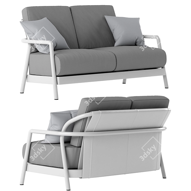 Alison Flexform Outdoor Sofa 3D model image 5