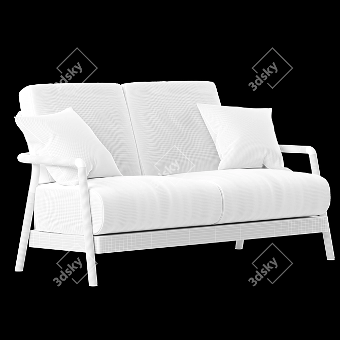Alison Flexform Outdoor Sofa 3D model image 7