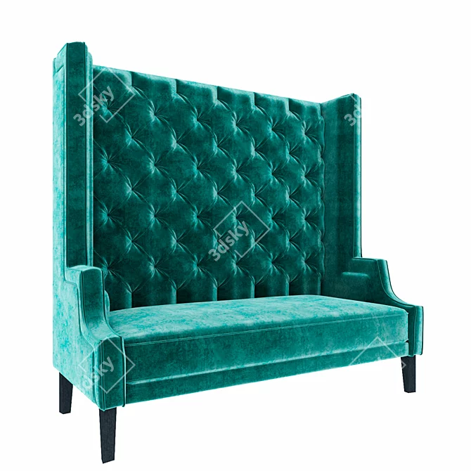 Eichholtz Sofa Spectator: Glamour and Luxury in Your Home 3D model image 2