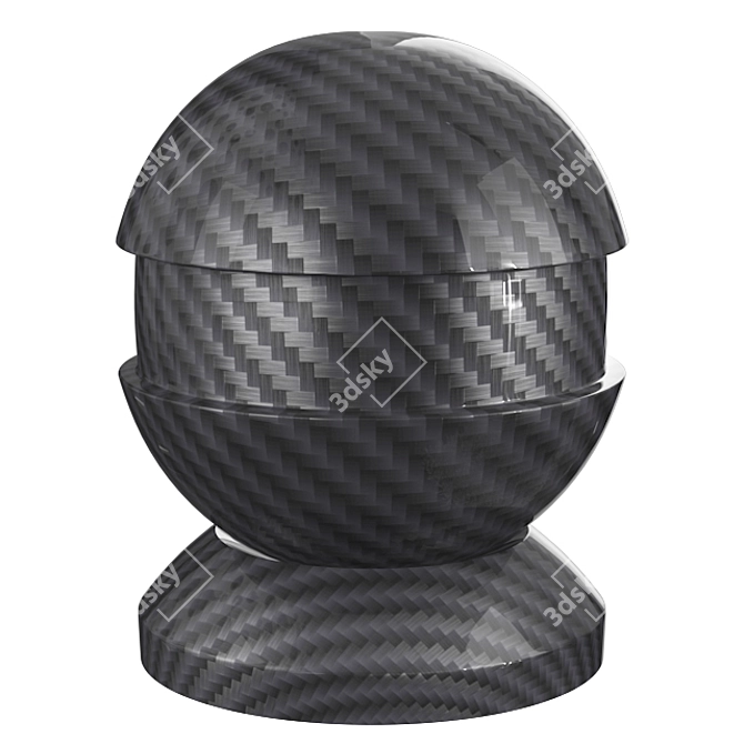 Lightweight and Strong Carbon Fiber 3D model image 1