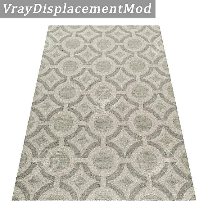 Title: Luxurious Carpet Set - High-Quality 3D Textures! 3D model image 3