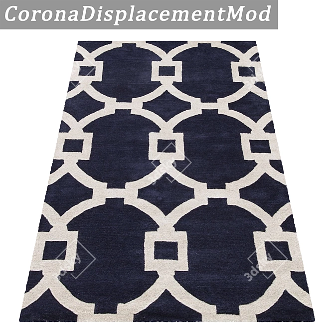 Title: Luxurious Carpet Set - High-Quality 3D Textures! 3D model image 4