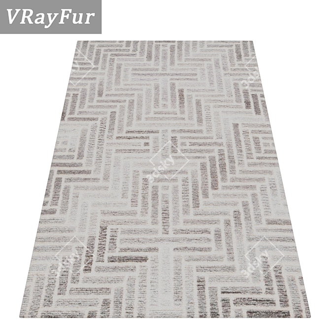 Luxury Carpet Set 3D model image 2