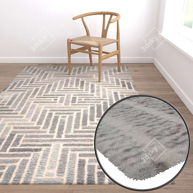 Luxury Carpet Set 3D model image 5