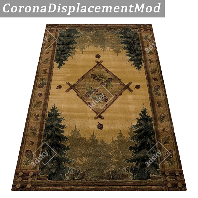 Luxury Carpets Set 3D model image 4