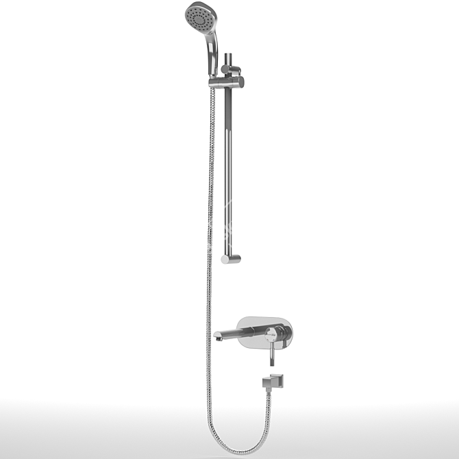 3-Function Shower Mixer - Wasserkraft 3D model image 3