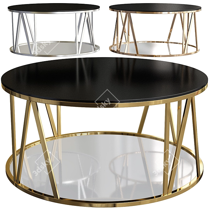 Alvaro Line 900mm Coffee Table 3D model image 1