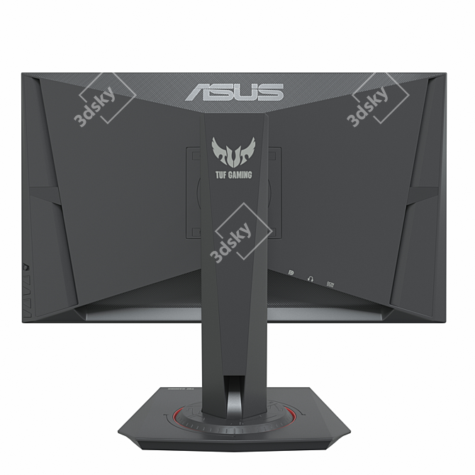 ASUS TUF Gaming VG27AQ Monitor: Immersive Gaming Experience 3D model image 1