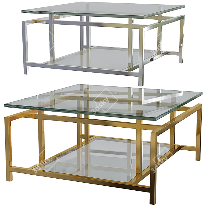 Title: Elegant Superia Coffee Table 3D model image 1