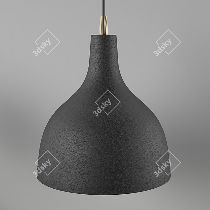 Karman T-Black Ceramic Pendant Lamps 3D model image 3