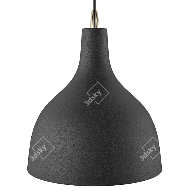 Karman T-Black Ceramic Pendant Lamps 3D model image 7