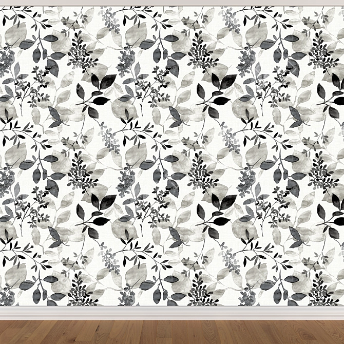 Seamless Wallpaper Set - 3 Colors 3D model image 2
