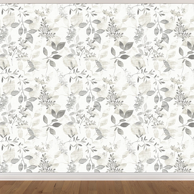 Seamless Wallpaper Set - 3 Colors 3D model image 4