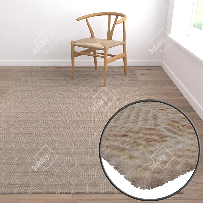 Versatile High-Quality Carpet Set 3D model image 5