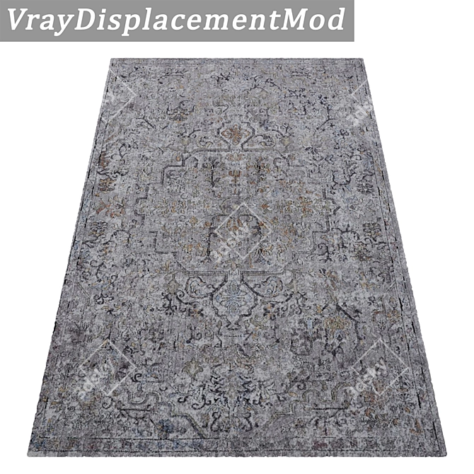 Luxury Carpet Set: High-Quality Textures for Close and Distant Shots 3D model image 3