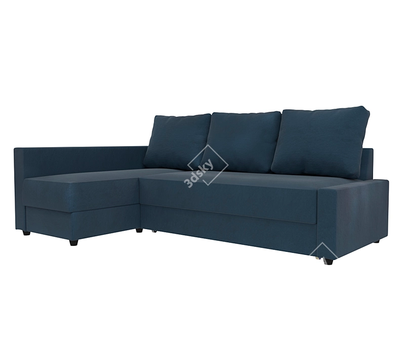 Versatile and Stylish IKEA FRICHETEN Sofa Bed 3D model image 6