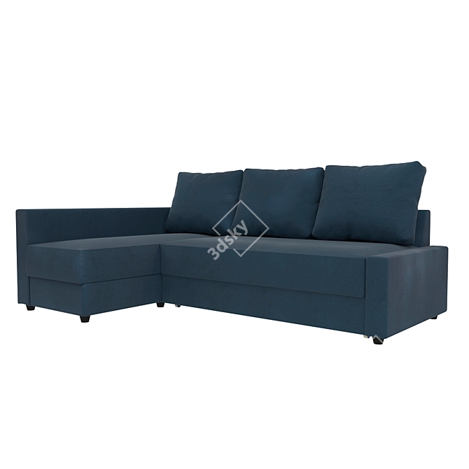 Versatile and Stylish IKEA FRICHETEN Sofa Bed 3D model image 7