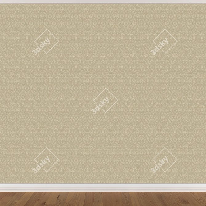 Seamless Wallpaper Set (3 Colors) 3D model image 3