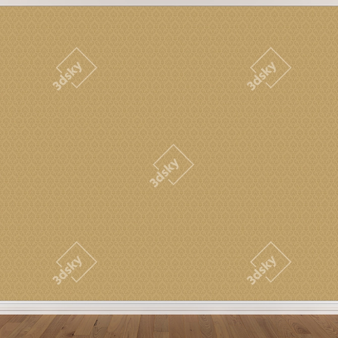 Seamless Wallpaper Set - 3 Colors 3D model image 4