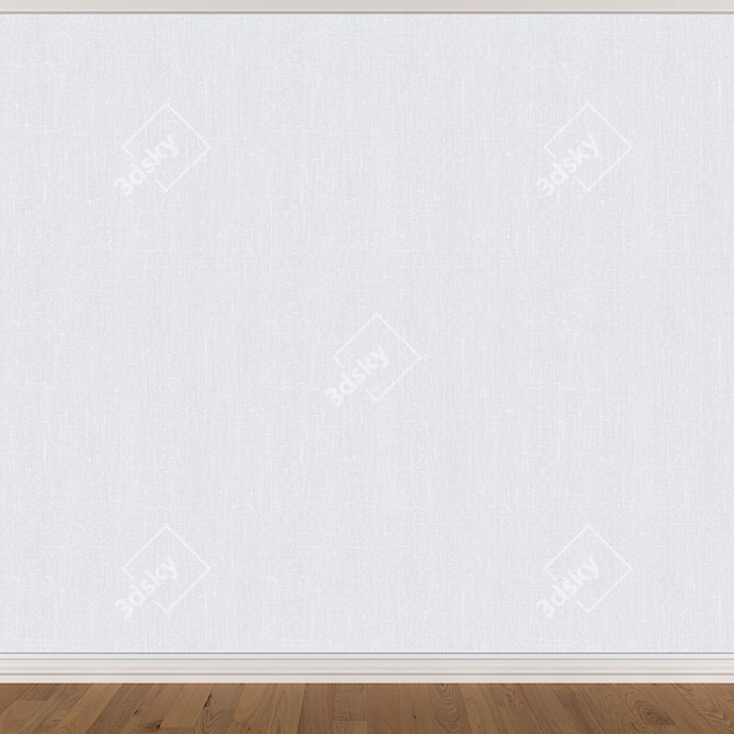 Seamless Wallpaper Set - 3 Colors 3D model image 3