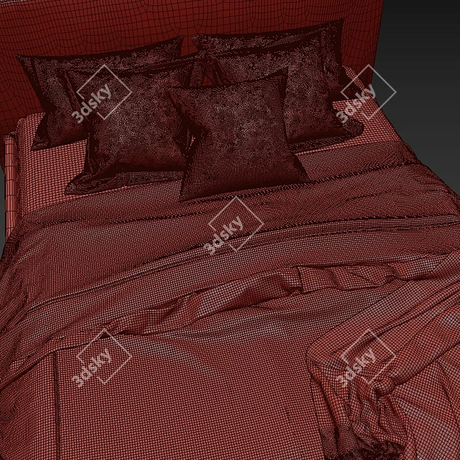 Scandinavian Dream: IdealBeds Parallel Bed 3D model image 3