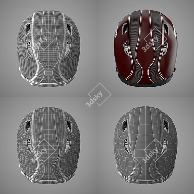 Xenith Football Helmet: Ultimate Head Protection 3D model image 3