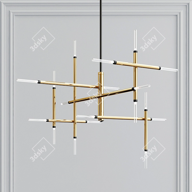 Elegant Pendant Light: ROBERT 3D model image 1