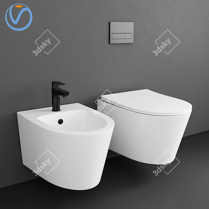 Ultimate Clean: Suyo Wras Toilet 3D model image 1