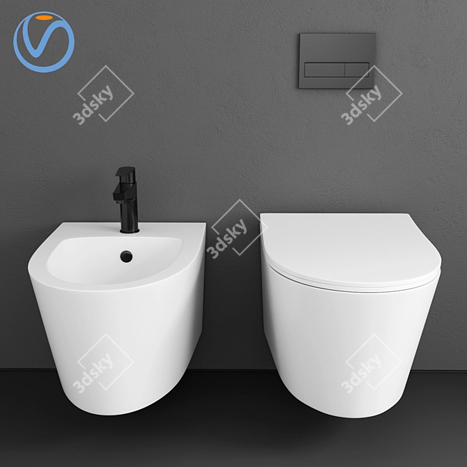 Ultimate Clean: Suyo Wras Toilet 3D model image 3