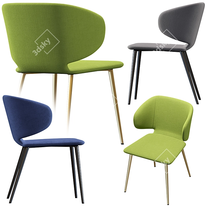 Elegant Chair Wrap: Modern Design 3D model image 3