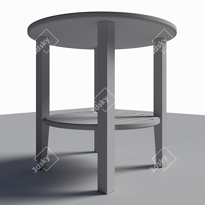 Modern Soft Light Table Set 3D model image 4