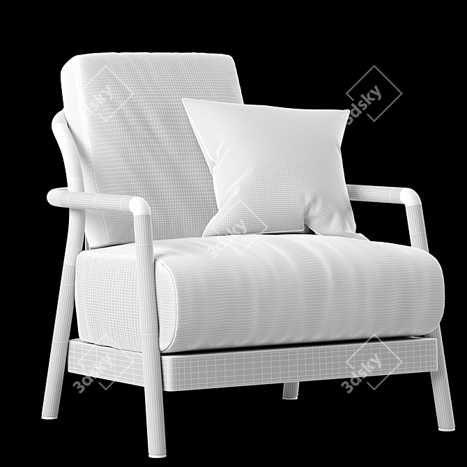 Alison Flexform Outdoor Sofa 3D model image 3