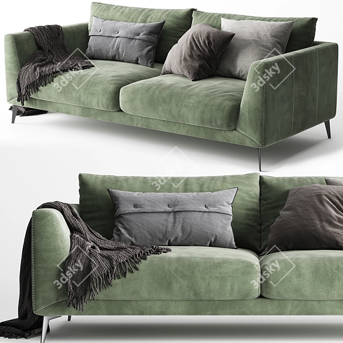 Contemporary BoConcept Fargo Sofa 3D model image 1