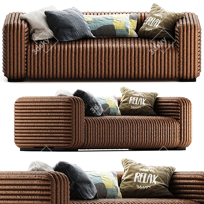 Cosmic Comfort Sofa 3D model image 1