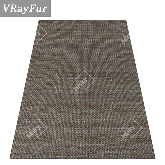 Premium Quality Set of 3 Carpets 3D model image 2