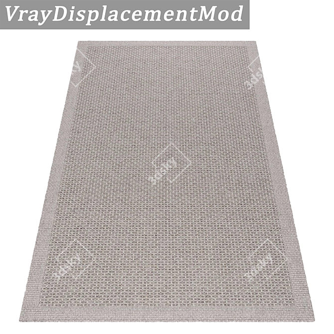 Premium Quality Set of 3 Carpets 3D model image 3