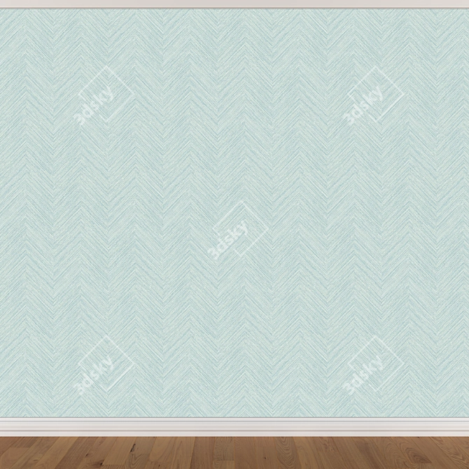 Seamless Wallpaper Set: 3 Textures 3D model image 4