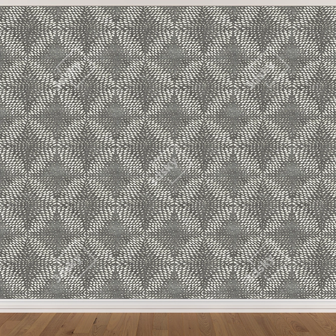 Seamless Wallpaper Set - 3 Colors 3D model image 3