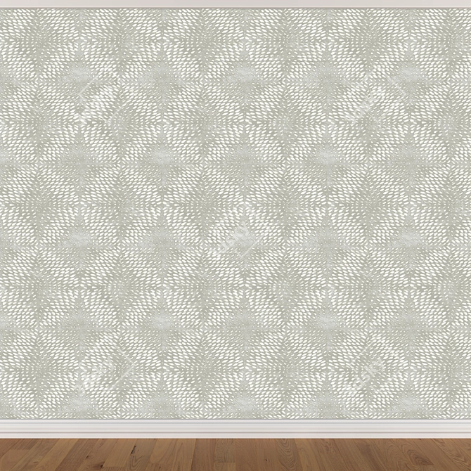 Seamless Wallpaper Set - 3 Colors 3D model image 4