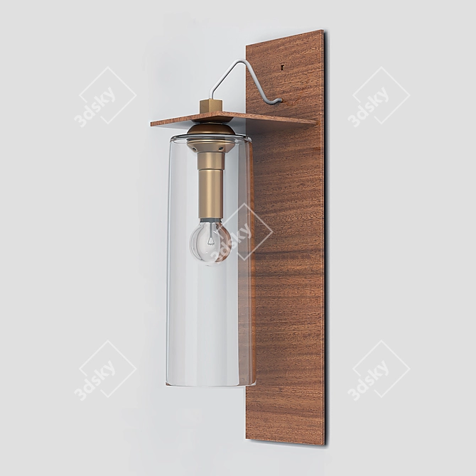 Modern Wall Light Fixture 3D model image 1