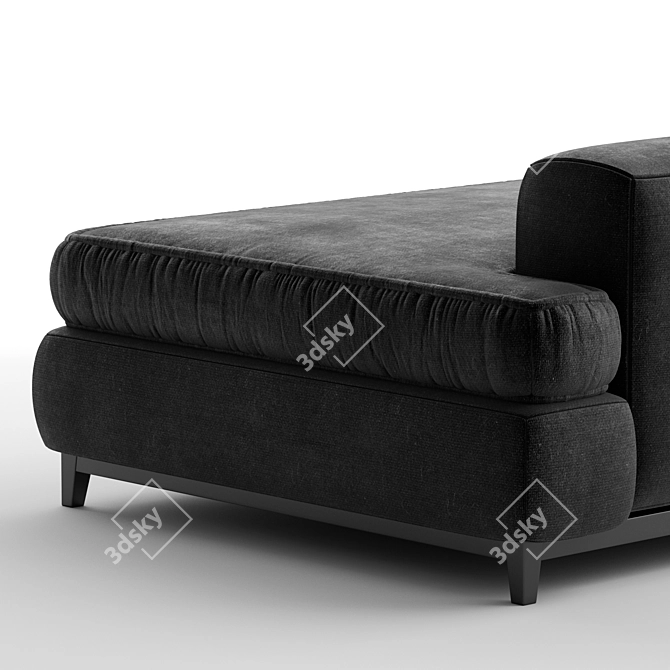 Modern Nino Chaise Lounge 3D model image 3