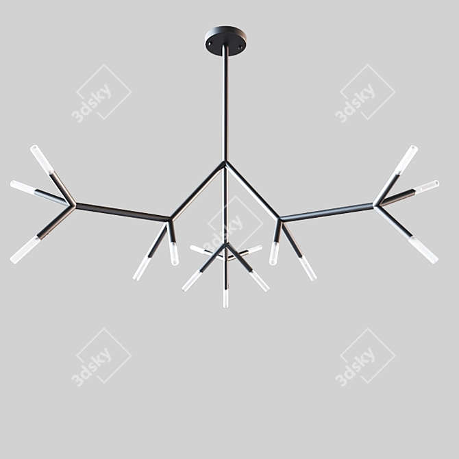 Modern Molecular Chandelier RAZE 3D model image 2