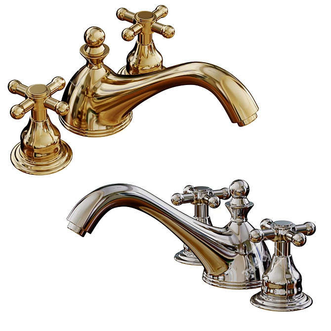 Sleek Talara Faucet 3D model image 1