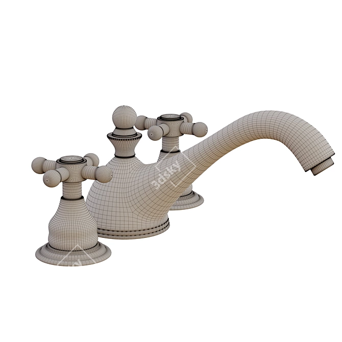 Sleek Talara Faucet 3D model image 2